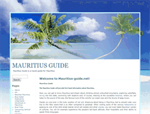 Tablet Screenshot of mauritius-guide.net
